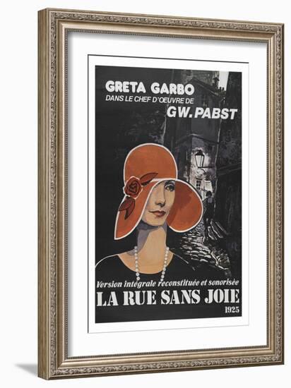 Street Without Joy "La Rue Sans Joie"-null-Framed Premium Giclee Print