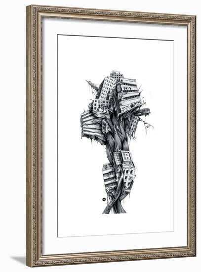 sTREEt-Pez-Framed Art Print