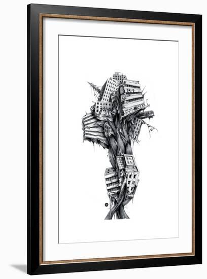 sTREEt-Pez-Framed Art Print