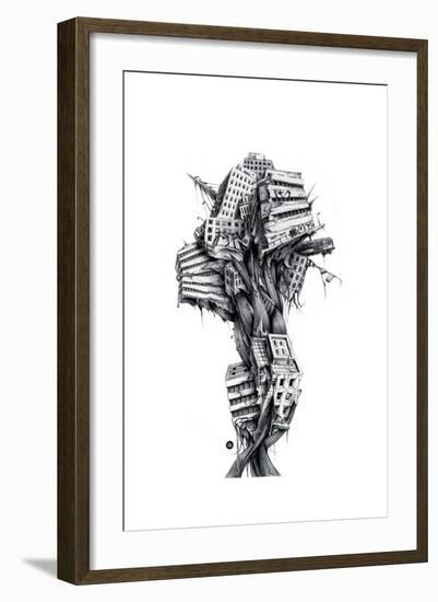 sTREEt-Pez-Framed Art Print