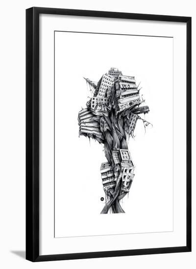 sTREEt-Pez-Framed Art Print