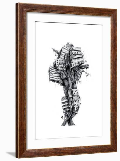 sTREEt-Pez-Framed Art Print