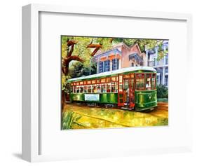 Streetcar in New Orleans-Diane Millsap-Framed Art Print