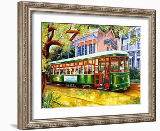 Streetcar in New Orleans-Diane Millsap-Framed Art Print