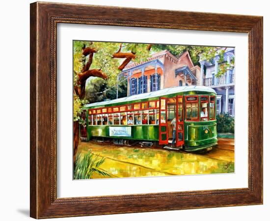 Streetcar in New Orleans-Diane Millsap-Framed Art Print