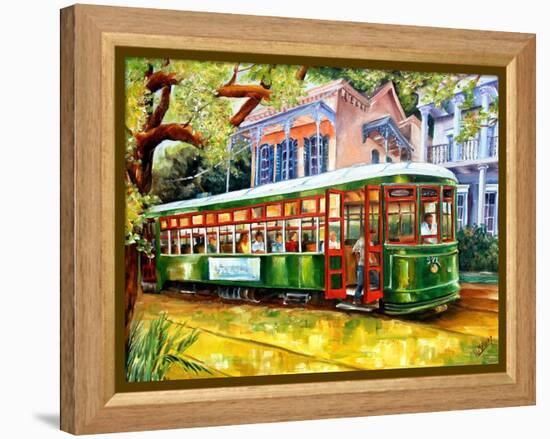 Streetcar in New Orleans-Diane Millsap-Framed Stretched Canvas