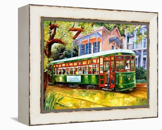 Streetcar in New Orleans-Diane Millsap-Framed Stretched Canvas