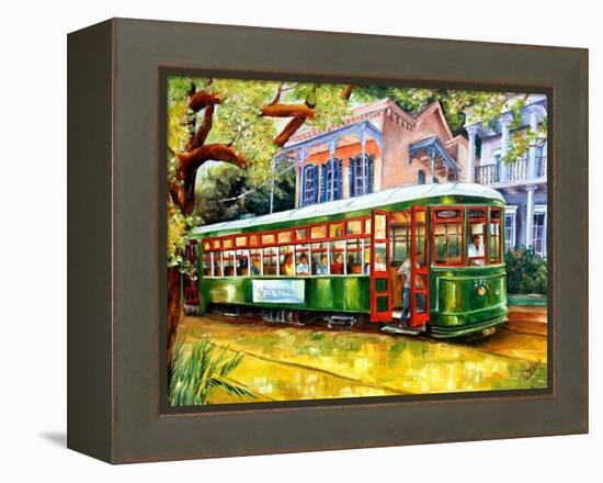 Streetcar in New Orleans-Diane Millsap-Framed Stretched Canvas