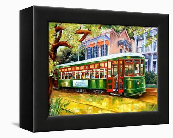 Streetcar in New Orleans-Diane Millsap-Framed Stretched Canvas