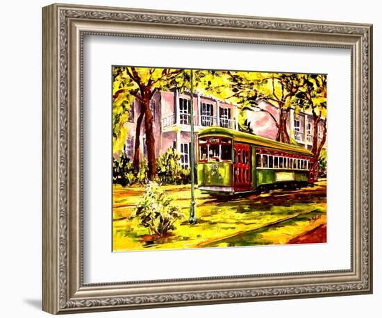 Streetcar on St. Charles Avenue-Diane Millsap-Framed Art Print