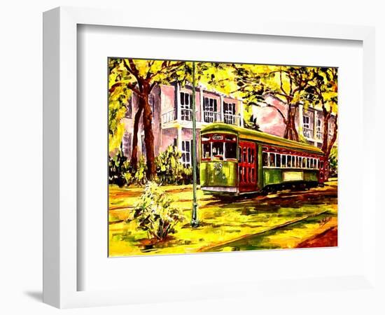 Streetcar on St. Charles Avenue-Diane Millsap-Framed Art Print