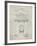 Streetcar Patent-Cole Borders-Framed Art Print