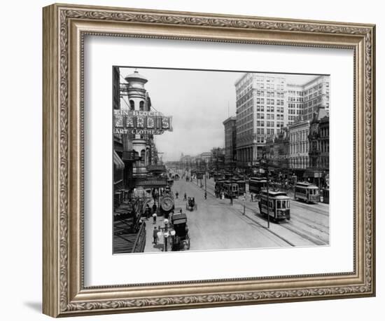 Streetcars in New Orleans-null-Framed Photographic Print