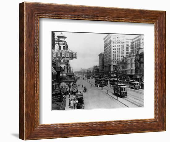 Streetcars in New Orleans-null-Framed Photographic Print