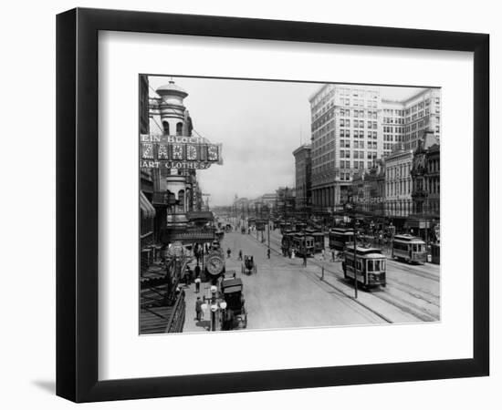 Streetcars in New Orleans-null-Framed Photographic Print