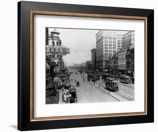 Streetcars in New Orleans-null-Framed Photographic Print