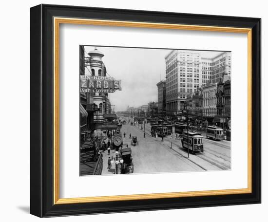 Streetcars in New Orleans-null-Framed Photographic Print