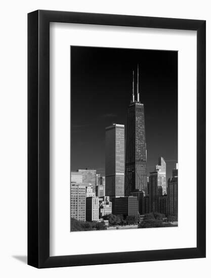 Streeterville Chicago Illinois BW-Steve Gadomski-Framed Photographic Print