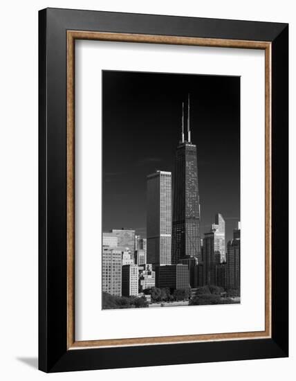 Streeterville Chicago Illinois BW-Steve Gadomski-Framed Photographic Print