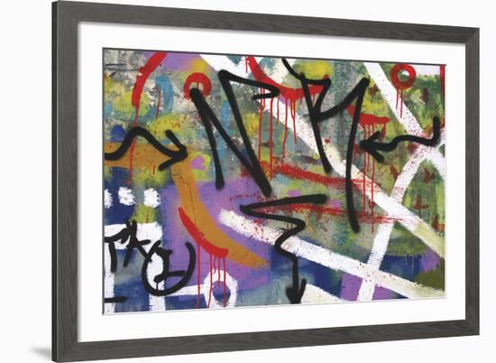 Streetlife II-Tony Koukos-Framed Giclee Print