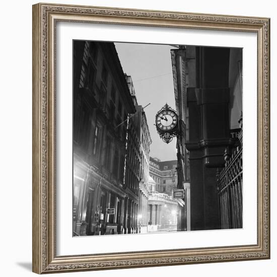 Streetlight and Clock-John Gay-Framed Giclee Print