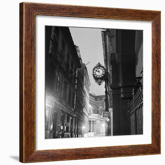 Streetlight and Clock-John Gay-Framed Giclee Print