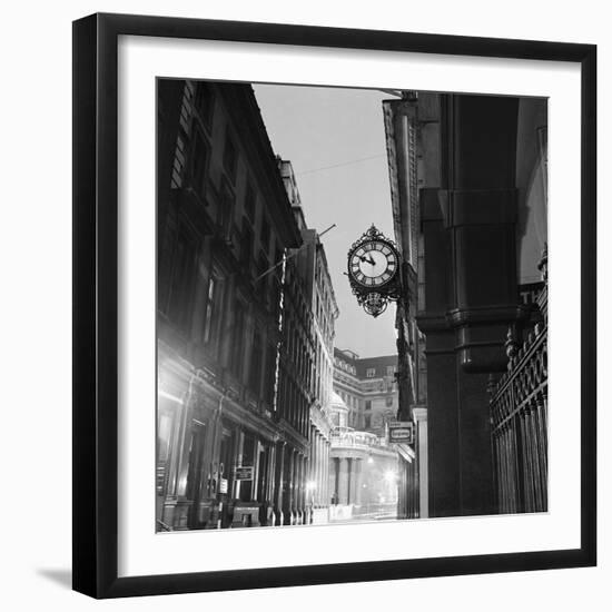 Streetlight and Clock-John Gay-Framed Giclee Print