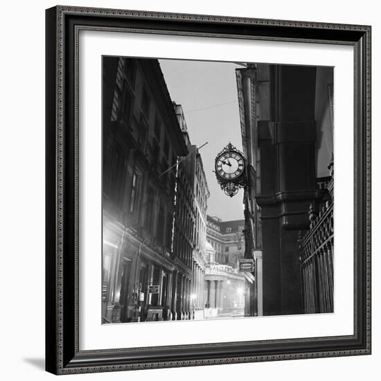 Streetlight and Clock-John Gay-Framed Giclee Print