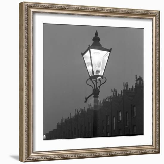 Streetlight in St Paul Street, Islington, London, c.1940-John Gay-Framed Giclee Print