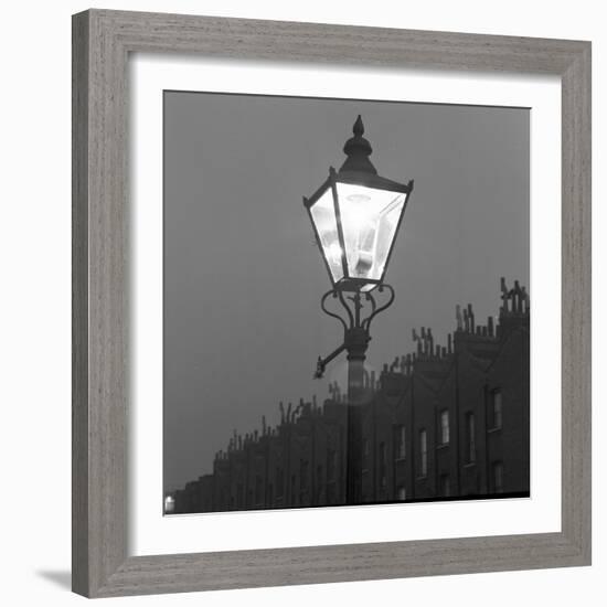 Streetlight in St Paul Street, Islington, London, c.1940-John Gay-Framed Giclee Print