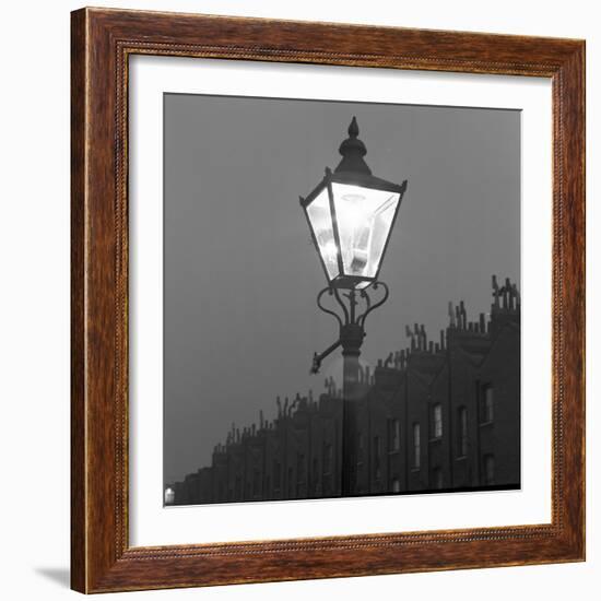 Streetlight in St Paul Street, Islington, London, c.1940-John Gay-Framed Giclee Print