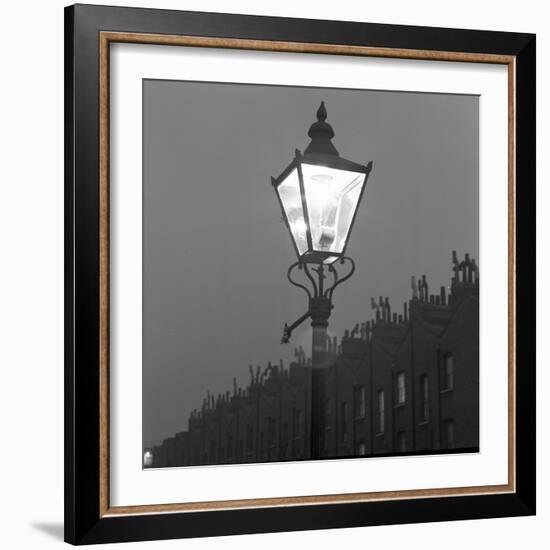 Streetlight in St Paul Street, Islington, London, c.1940-John Gay-Framed Giclee Print