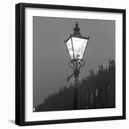 Streetlight in St Paul Street, Islington, London, c.1940-John Gay-Framed Giclee Print