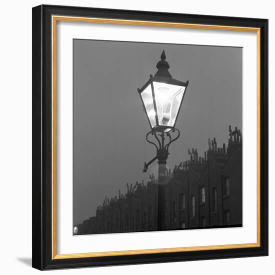 Streetlight in St Paul Street, Islington, London, c.1940-John Gay-Framed Giclee Print