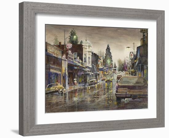 Streetlights-LaVere Hutchings-Framed Giclee Print