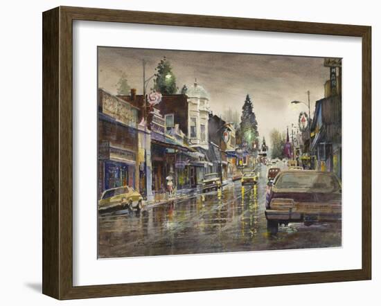 Streetlights-LaVere Hutchings-Framed Giclee Print