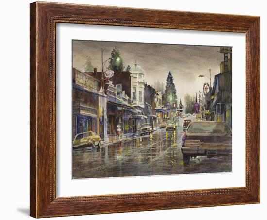 Streetlights-LaVere Hutchings-Framed Giclee Print