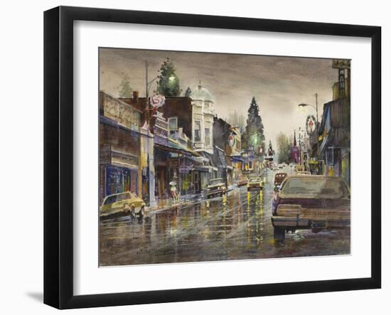 Streetlights-LaVere Hutchings-Framed Giclee Print