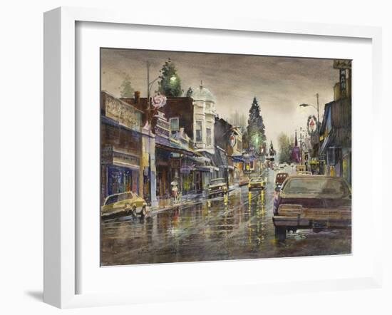 Streetlights-LaVere Hutchings-Framed Giclee Print