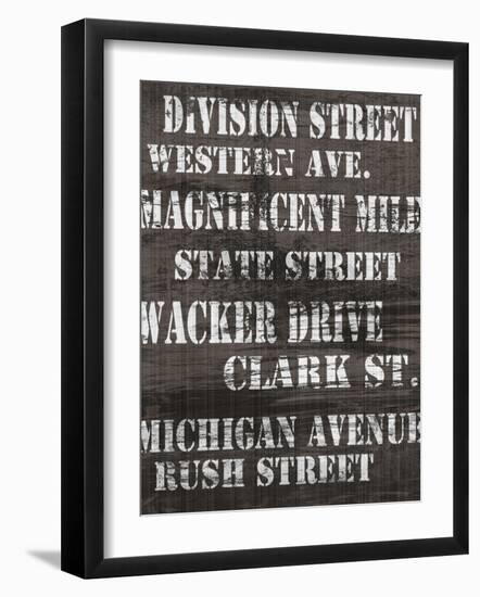 Streets of Chicago I-Andrea James-Framed Art Print