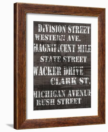 Streets of Chicago I-Andrea James-Framed Art Print