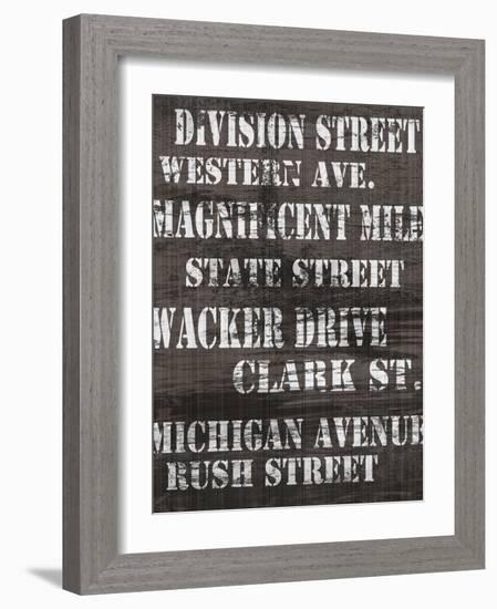 Streets of Chicago I-Andrea James-Framed Art Print