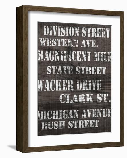 Streets of Chicago I-Andrea James-Framed Art Print