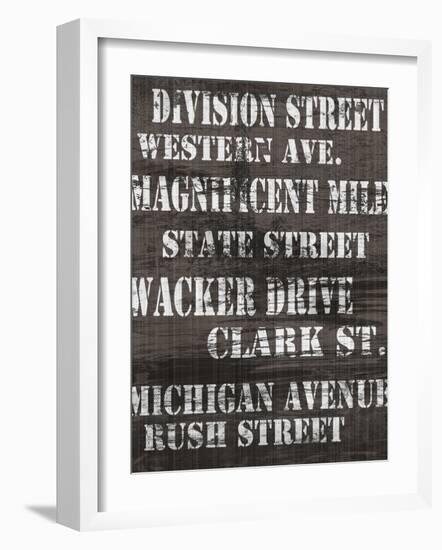 Streets of Chicago I-Andrea James-Framed Art Print