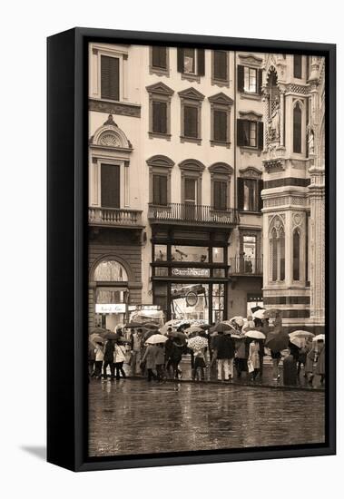 Streets of Florence III-Rita Crane-Framed Premier Image Canvas