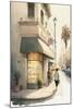 Streets of Los Angeles Watercolor I-Lana Kristiansen-Mounted Art Print