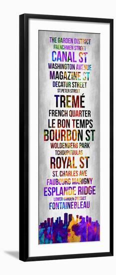 Streets of New Orleans 1-Lina Lu-Framed Art Print