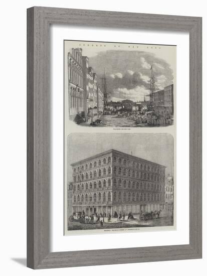 Streets of New York-null-Framed Giclee Print