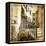 Streets Of Old Venice -Picture In Retro Style-Maugli-l-Framed Stretched Canvas