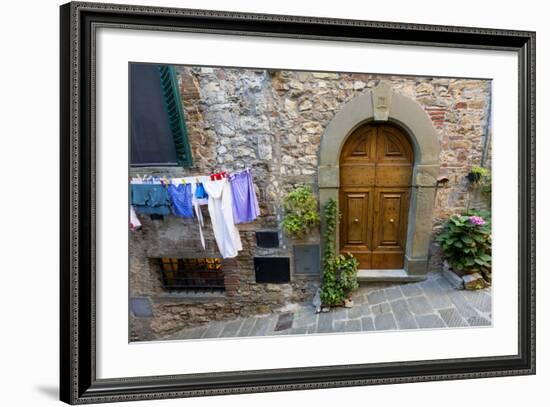 Streets Of Radda In Chianti, Tuscany-Ian Shive-Framed Photographic Print